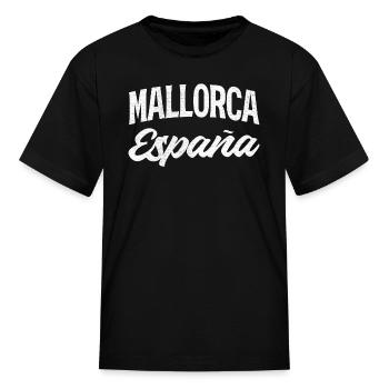Mallorca Espana - Kid's T-Shirt - black - Front