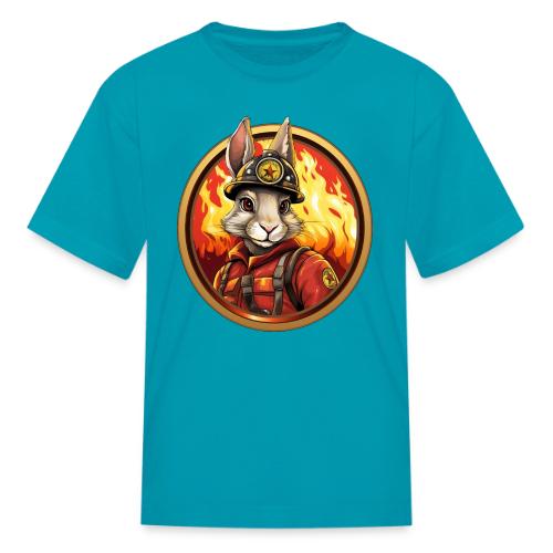 Rabbit Firefighter - Kid's T-Shirt