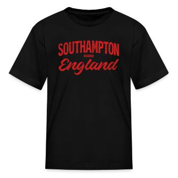 Southampton England Uk - Kid's T-Shirt - black - Front