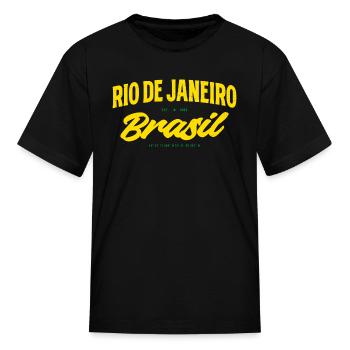 Brasil - Rio de Janeiro - Kid's T-Shirt - black - Front