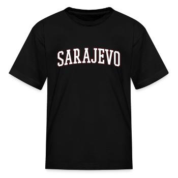 Sarajevo Bosnia - Kid's T-Shirt - black - Front
