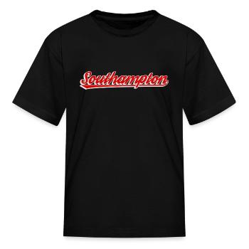 Vintage Southampton Lettering - Kid's T-Shirt - black - Front