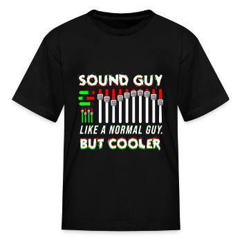 Sound Guy / Audio Engineer DJ Audiophile - Kid's T-Shirt - black - Front