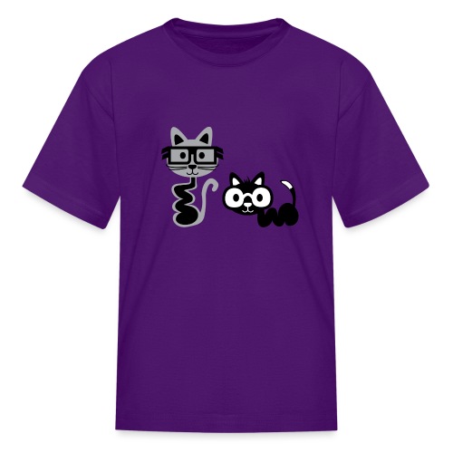 Big Eyed, Cute Alien Cats - Kids' T-Shirt