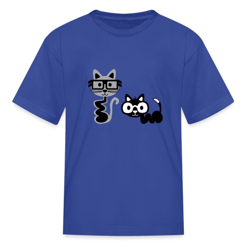 Big Eyed, Cute Alien Cats - Kids' T-Shirt