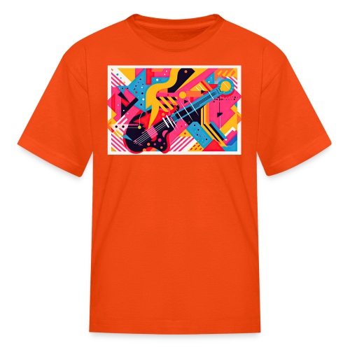 Memphis Design Rockabilly Abstract - Kids' T-Shirt