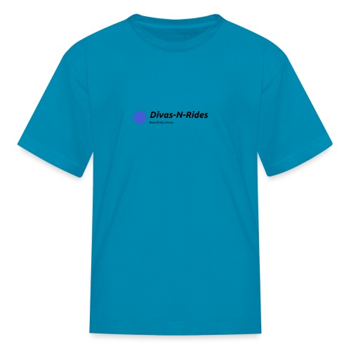 Divas N Rides Blue Dot Spot - Kids' T-Shirt