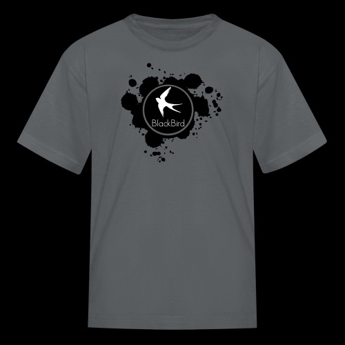 BlackBird Ink Spill Logo - Kids' T-Shirt