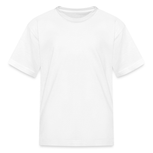 Disc Golf Basket White Print - Kids' T-Shirt