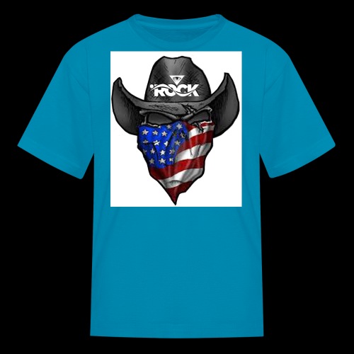 Eye rock cowboy Design - Kids' T-Shirt