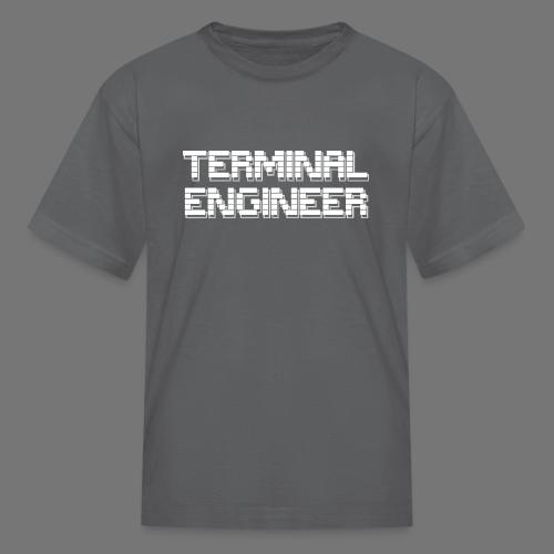 Terminal Engineer ASCII Double Print - Kid's T-Shirt