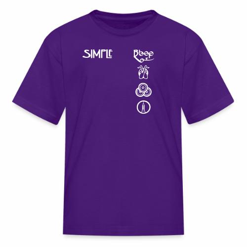 simplesymbolsvert - Kid's T-Shirt