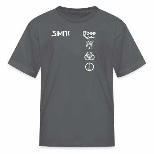 simplesymbolsvert - Kid's T-Shirt