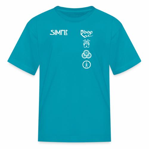 simplesymbolsvert - Kid's T-Shirt