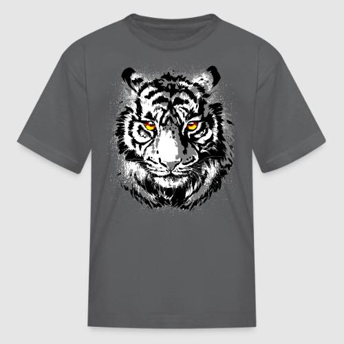 Tiger Head - Tiger Artwork - Wildlife Big Cats - Kid's T-Shirt