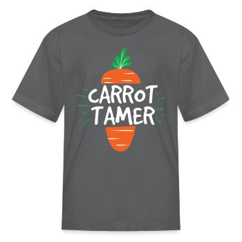 Carrot Tamer - Kid's T-Shirt - charcoal - Front