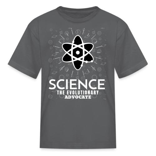 Science The Evolutionary Advocate White Design - Kid's T-Shirt