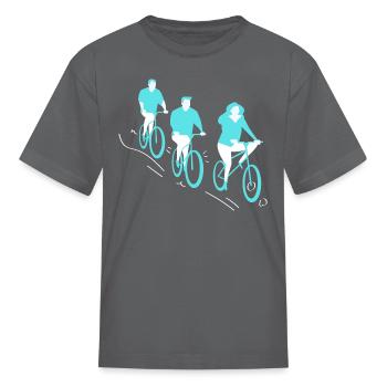 bike - Kid's T-Shirt - charcoal - Front