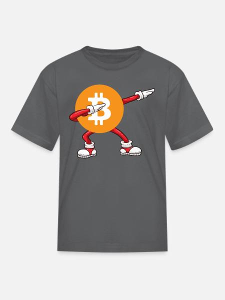 Bitcoin Style - Kid's T-Shirt - charcoal