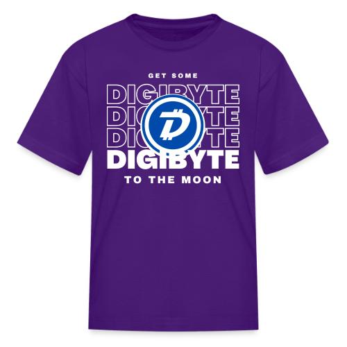 Digibyte. More secure, faster, forward thinking - Kid's T-Shirt