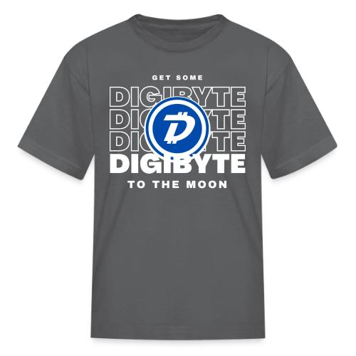 Digibyte. More secure, faster, forward thinking - Kid's T-Shirt
