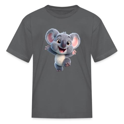 Joyful 3D Baby Koala with Arms Up - Kid's T-Shirt
