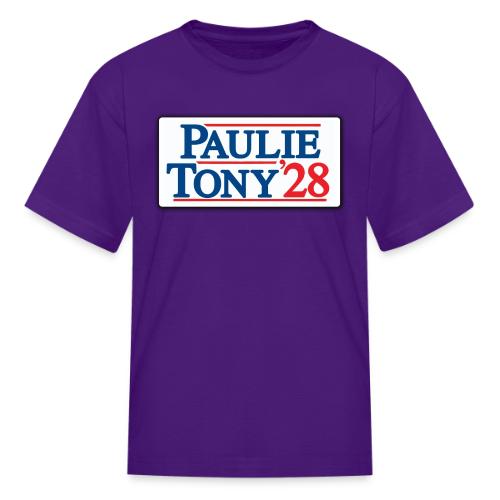 Paulie and Tony for Co-President 2028 - Kid's T-Shirt