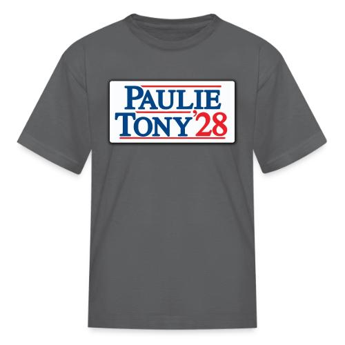 Paulie and Tony for Co-President 2028 - Kid's T-Shirt