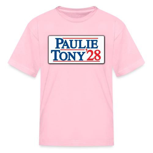 Paulie and Tony for Co-President 2028 - Kid's T-Shirt