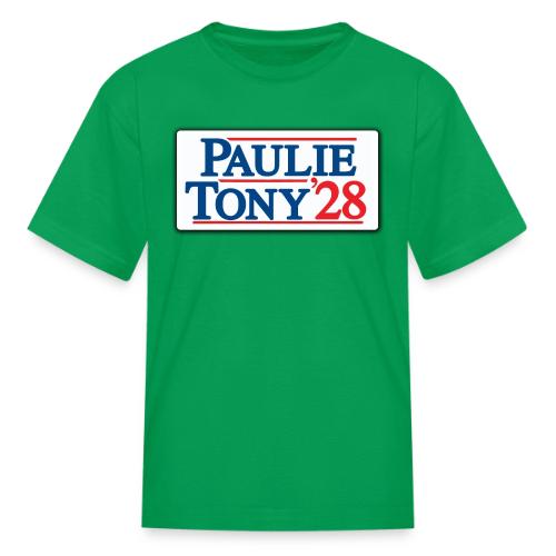 Paulie and Tony for Co-President 2028 - Kid's T-Shirt