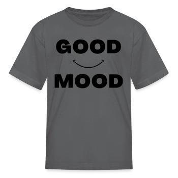 Good mood - Kid's T-Shirt - charcoal - Front