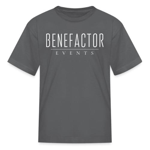 Benefactor White Logo - Kid's T-Shirt