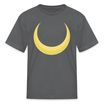 The moon - Kid's T-Shirt - charcoal - Front