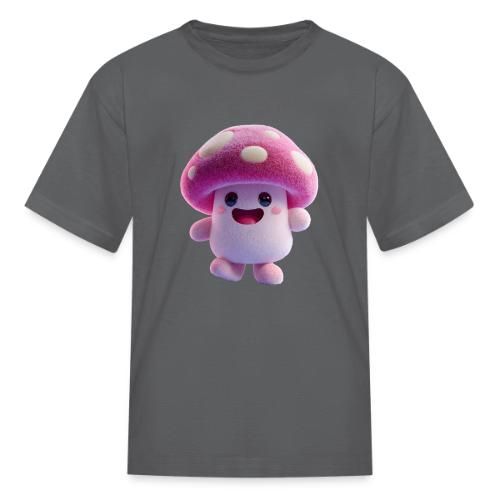 Mushroom: Purple Forest Friend - Kid's T-Shirt
