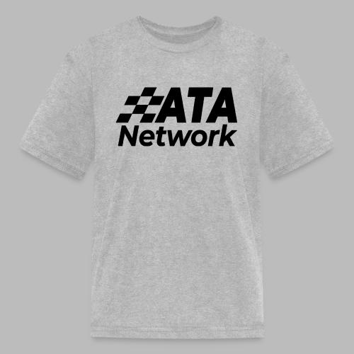 ATA Network Black Stacked Logo - Kid's T-Shirt