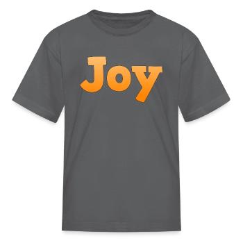 Joy - 2 - Kid's T-Shirt - charcoal - Front