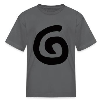 Cercle en spirale noire Kinoshita Kazuya cosplay anime - T-shirt Enfant - gris - Devant