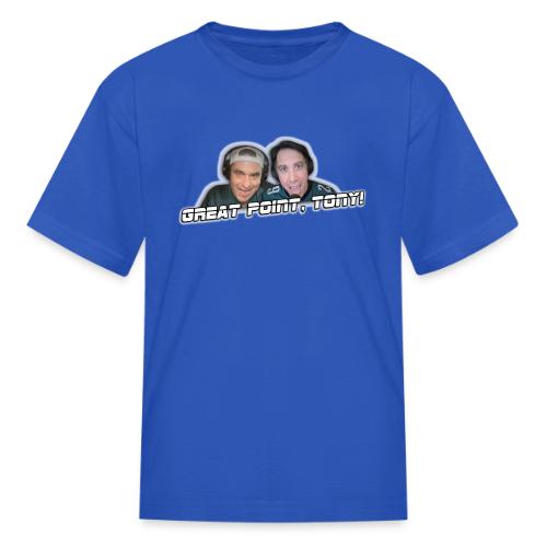 GREAT POINT, TONY! (with glow) - Kid's T-Shirt