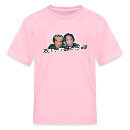 GREAT POINT, TONY! (with glow) - Kid's T-Shirt