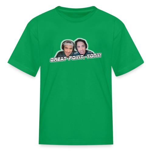 GREAT POINT, TONY! (with glow) - Kid's T-Shirt