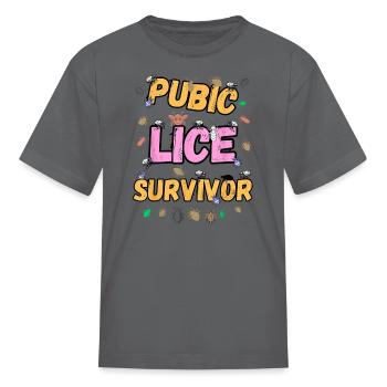 Offensive Embarrassing Inappropriate s - Kid's T-Shirt - charcoal - Front