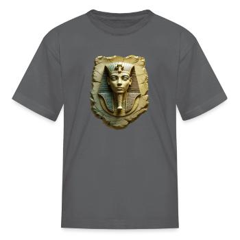 Egyptian King Special Stone - Kid's T-Shirt - charcoal - Front