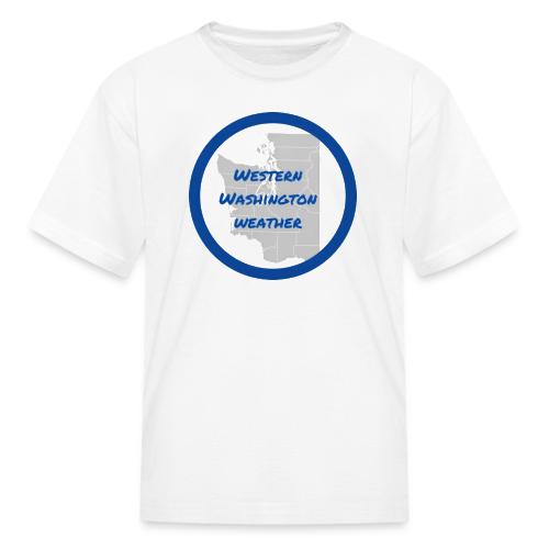 Western Washington Weather Logo - Kid's T-Shirt