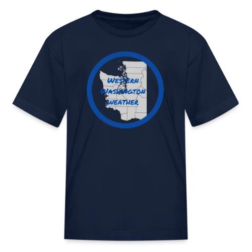 Western Washington Weather Logo - Kid's T-Shirt