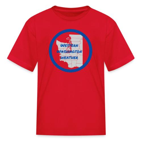 Western Washington Weather Logo - Kid's T-Shirt