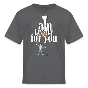 pet food - Kid's T-Shirt - charcoal - Front