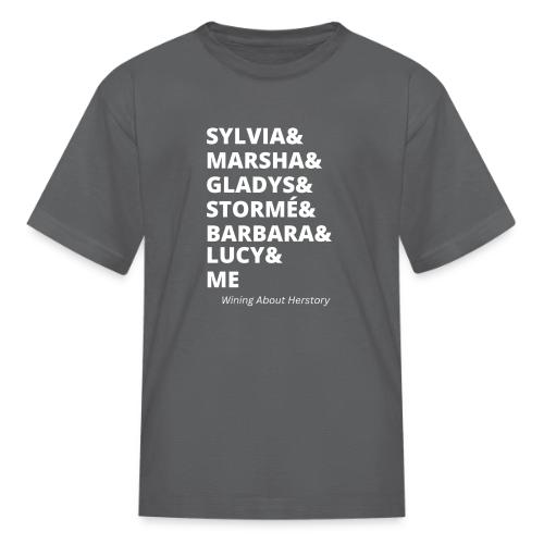 Queer Heroines & Me (White) - Kid's T-Shirt