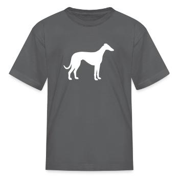 Italian Greyhound - Kid's T-Shirt - charcoal - Front