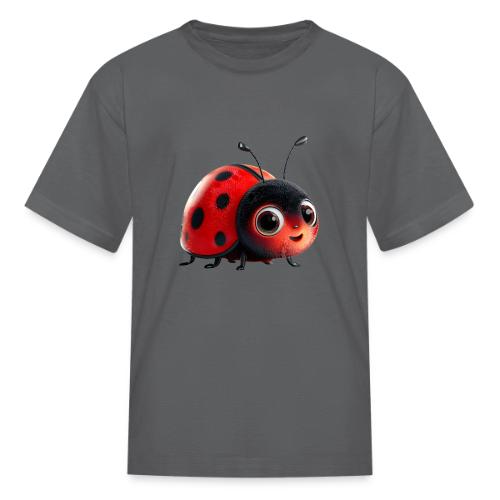 Adorable Cartoon Ladybug with Big Eyes - Kid's T-Shirt