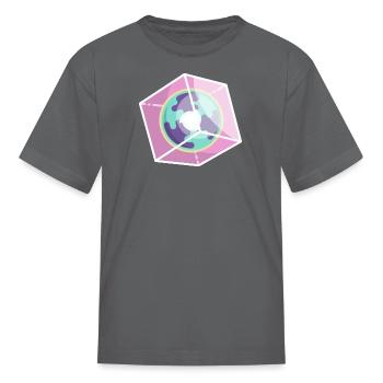 The Librarian Cube Dimensional Key - Kid's T-Shirt - charcoal - Front